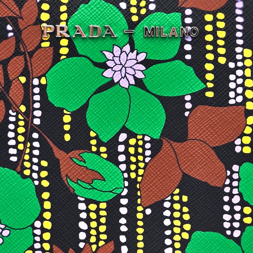 Prada Saffiano Leather Flower Print iPad Tablet Case NEW in Box - Picture 2 of 12